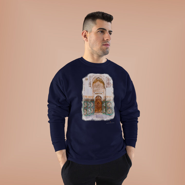 Baab Collection Unisex Eco-Friendly Crewneck Pullover Sweatshirt - Granada