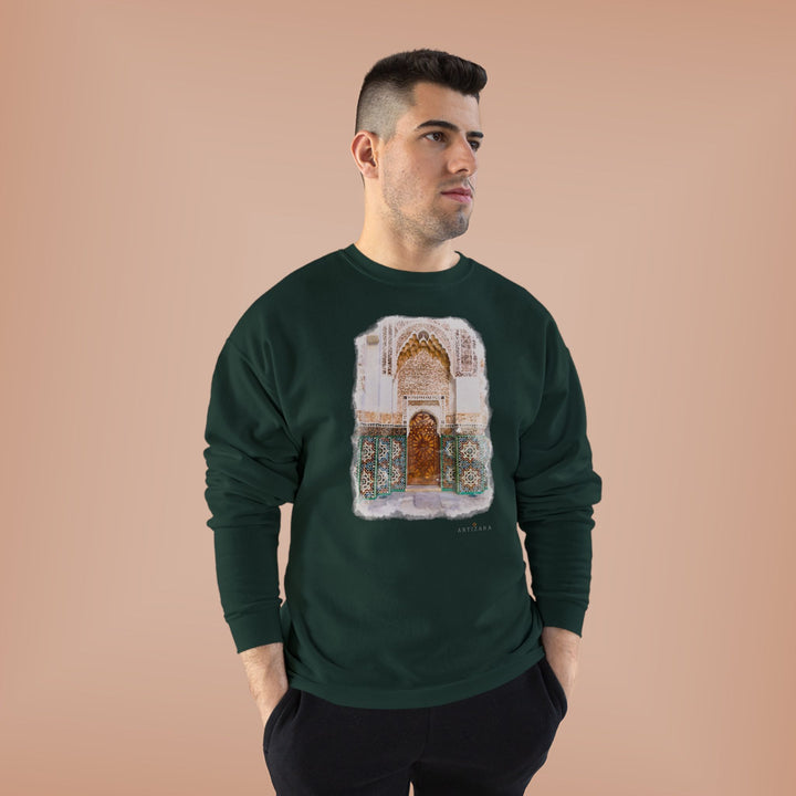 Baab Collection Unisex Eco-Friendly Crewneck Pullover Sweatshirt - Granada