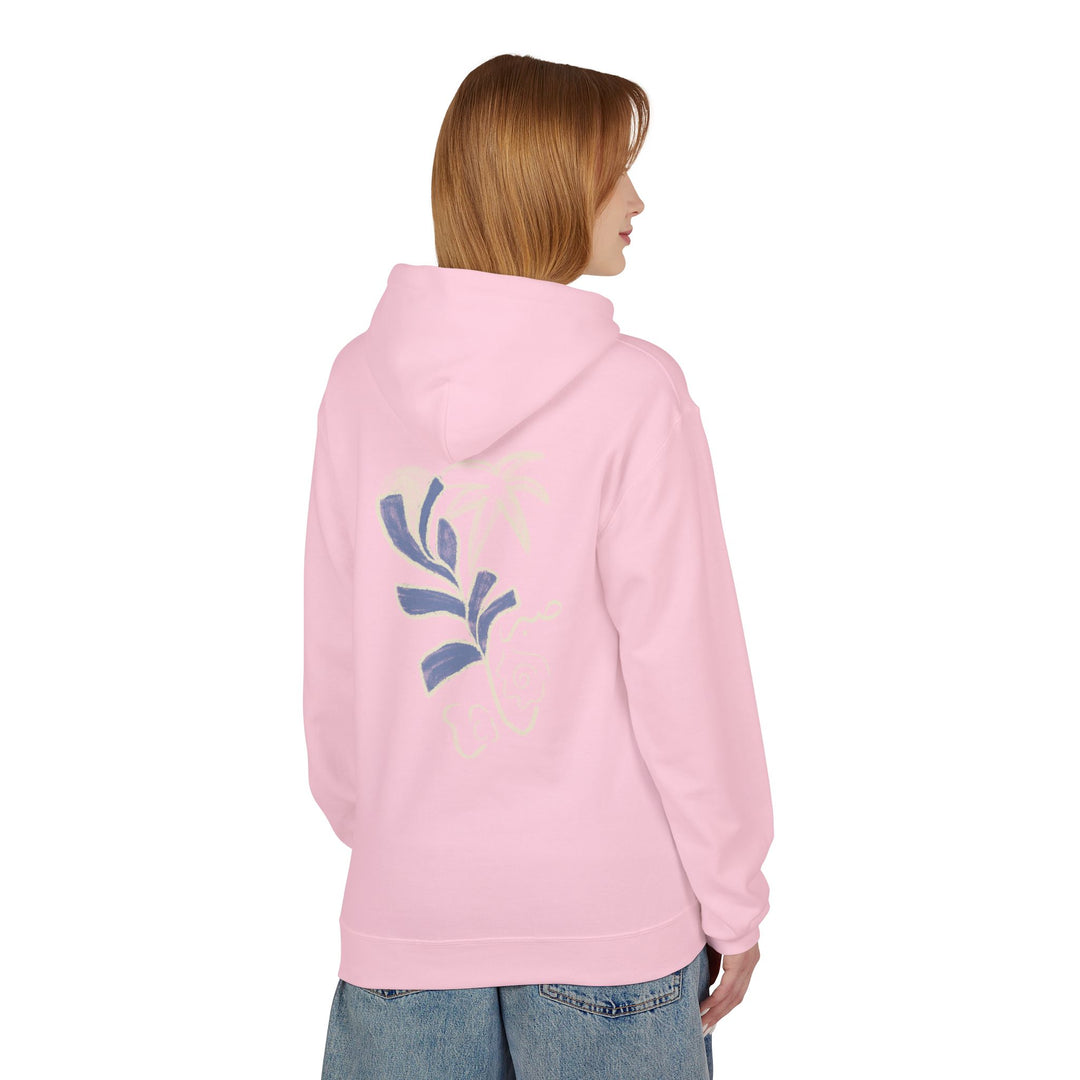 Unisex Cotton Rich Fleece Hoodie with Palm Tree - Sabr