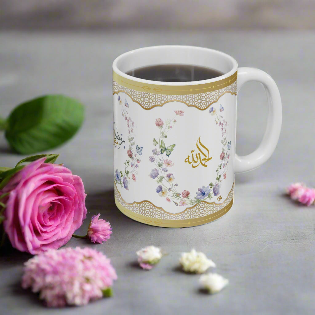 Floral Ramadan Kareem Mug - Wildflowers