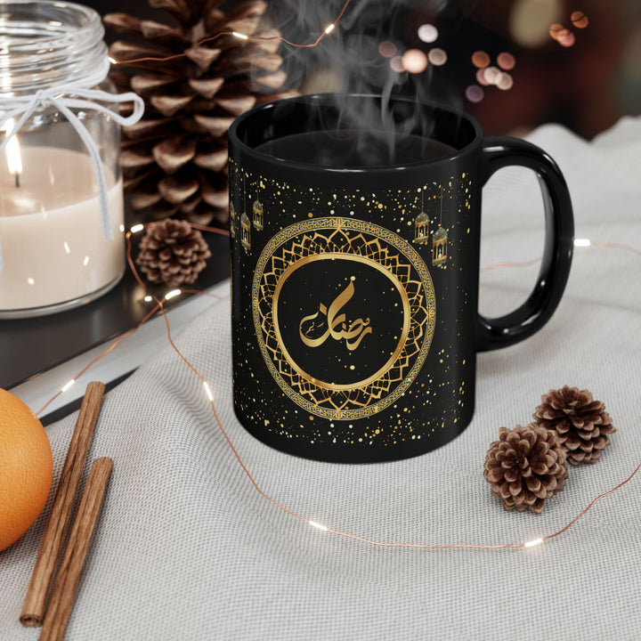 Illuminated Collection Ramadan Kareem Mug - Circle - Arabic