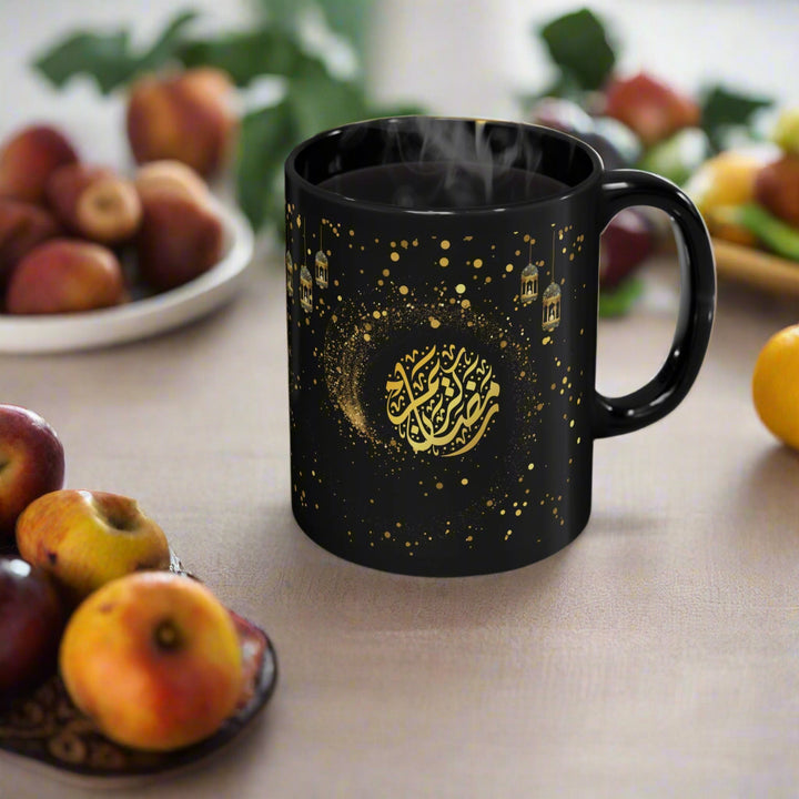 Illuminated Collection Ramadan Kareem Mug - Swirl - Arabic