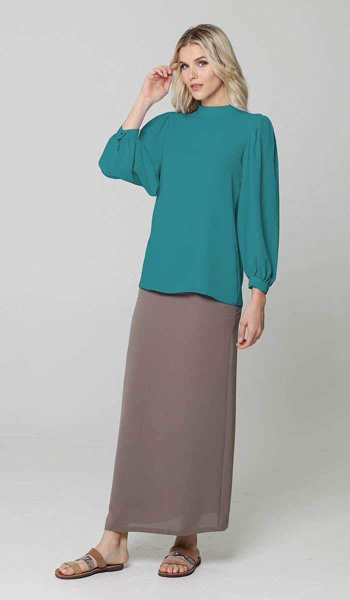 Nariman Essential Everyday Blouse - Forest