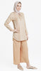 Hajar Everyday Cotton Modest Tunic - Apricot - PREORDER (ships in 2 weeks)