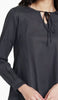 Hajar Everyday Cotton Modest Tunic- Black - PREORDER (ships in 2 weeks