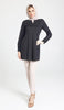 Leah Cotton Feel Long Modest Tunic Dress - Black - PREORDER (ships in 2 weeks)