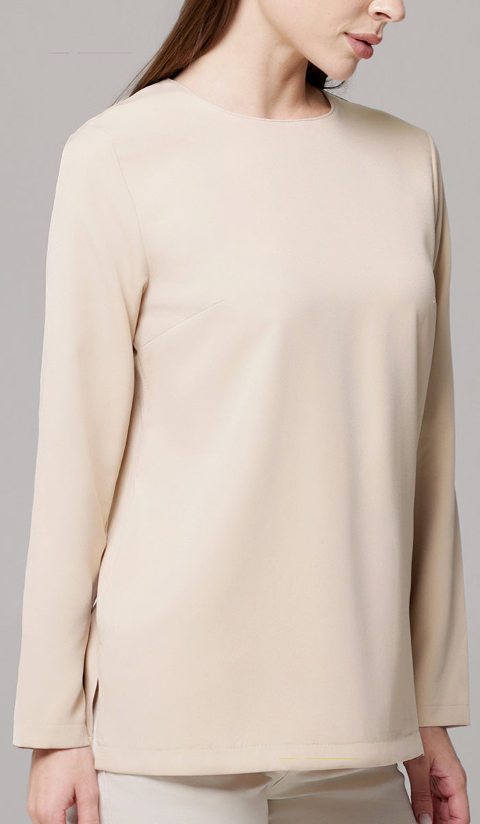 Lyla Everyday Tailored Shell Top - Vanilla