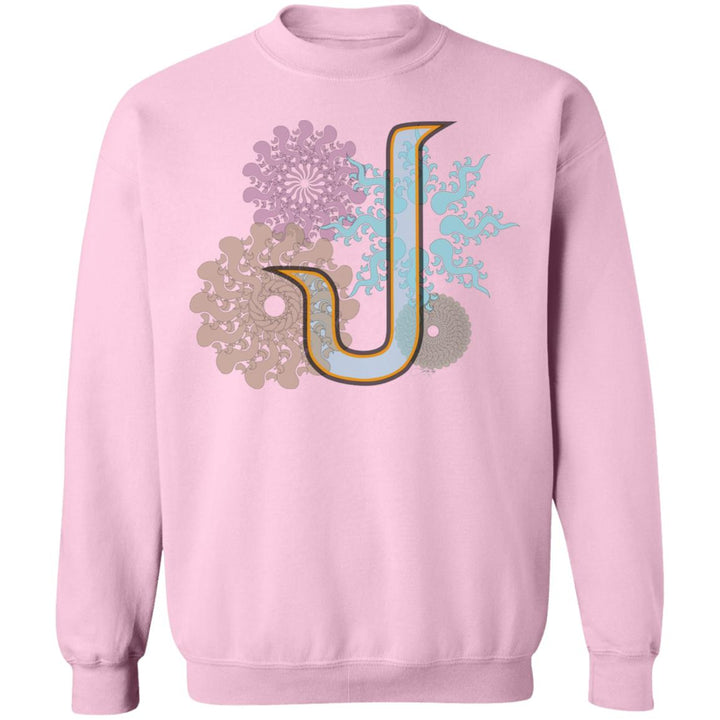 Pullover Sweatshirt with Arabic Initial - 'Lām' (ل)