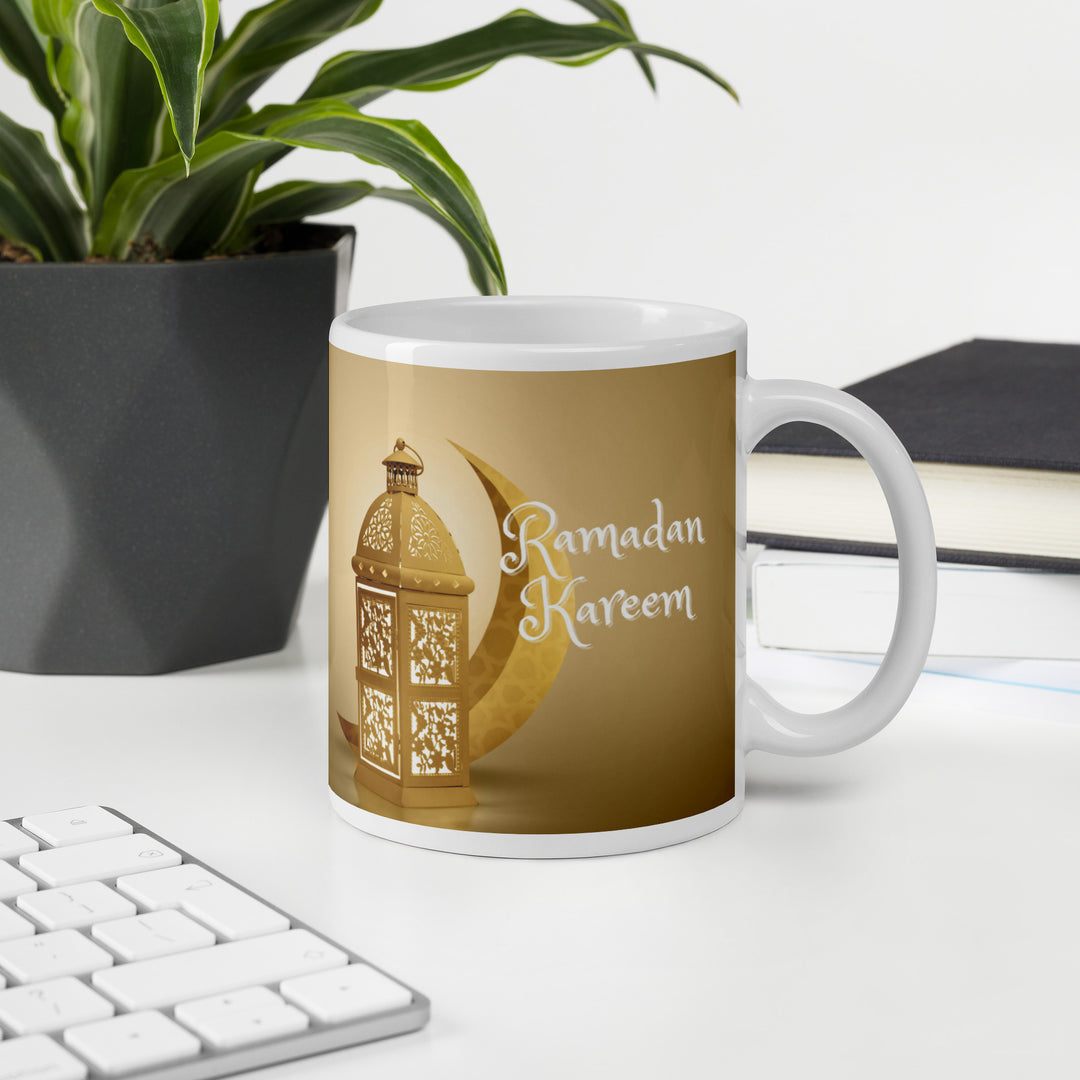 Ramadan Kareem Mug - Lantern & Crescent