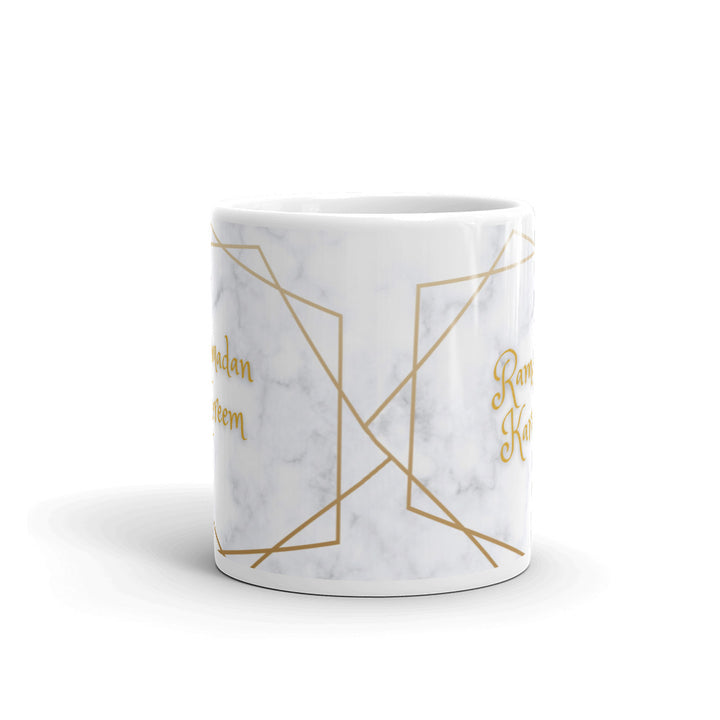 Ramadan Kareem Mug - Marble & Gold Print