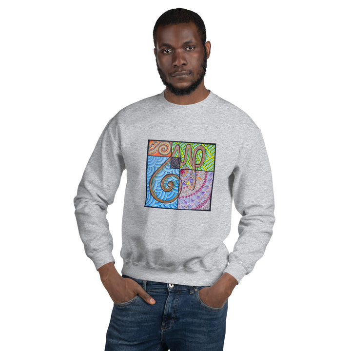 Sweat-shirt avec calligraphie arabe - Sabr (صَبْرٌ‎)